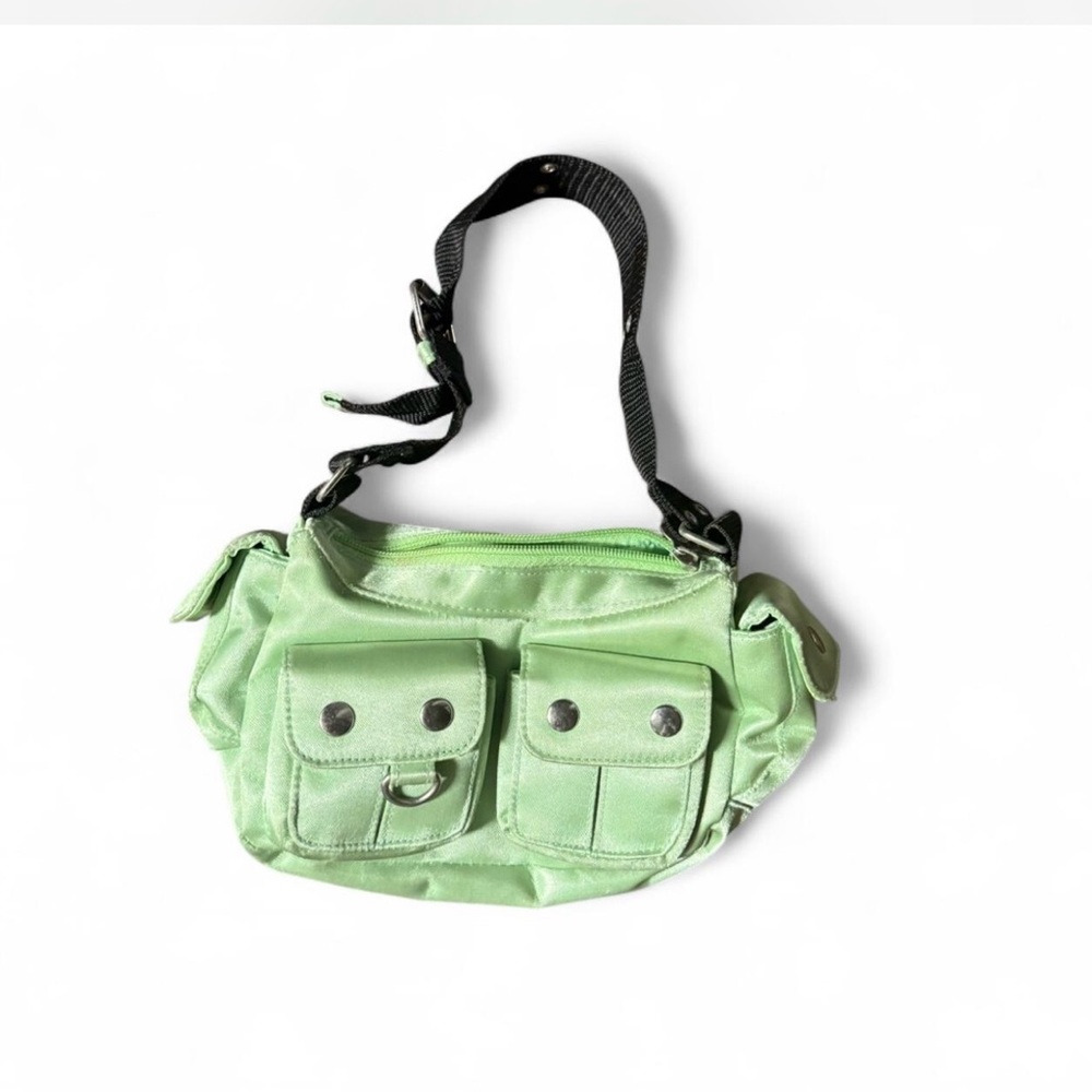 Y2K Grunge Mini Bag Lime Green